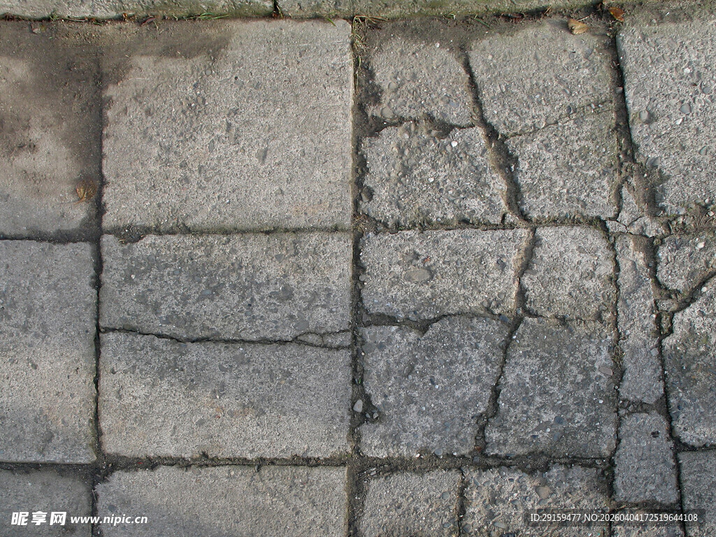 石板路面纹理特写