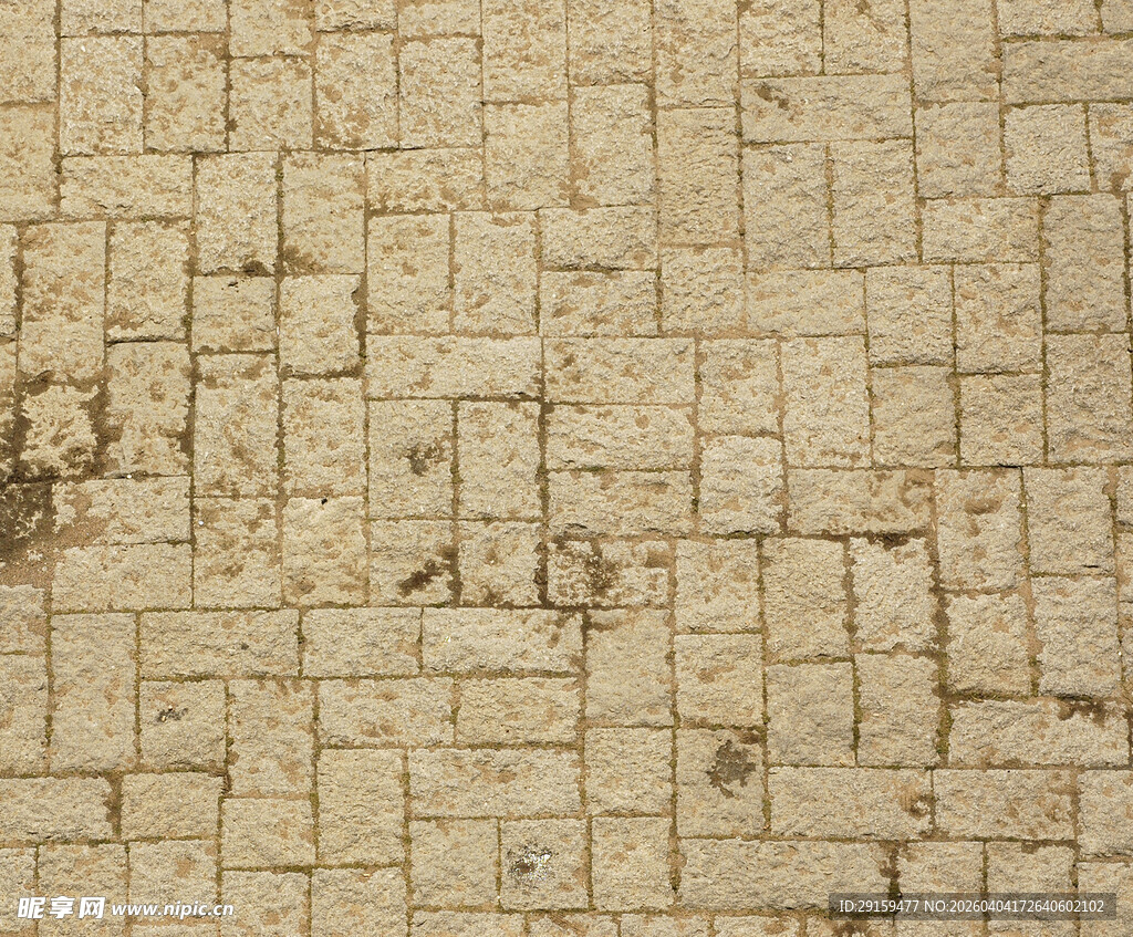 复古砖块地面纹理图