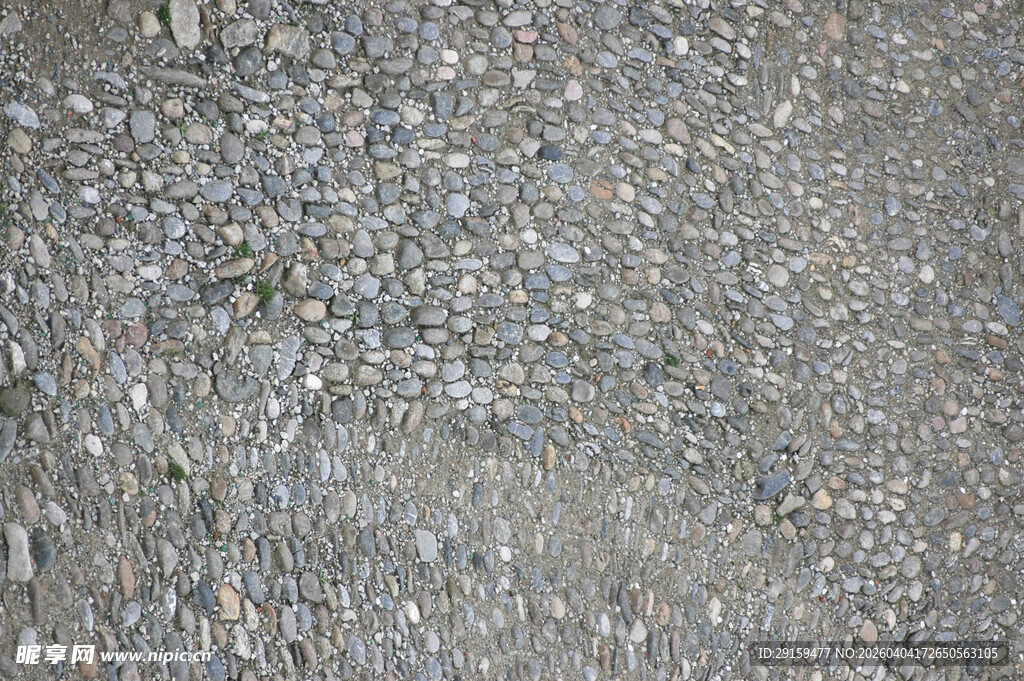 碎石地面纹理特写