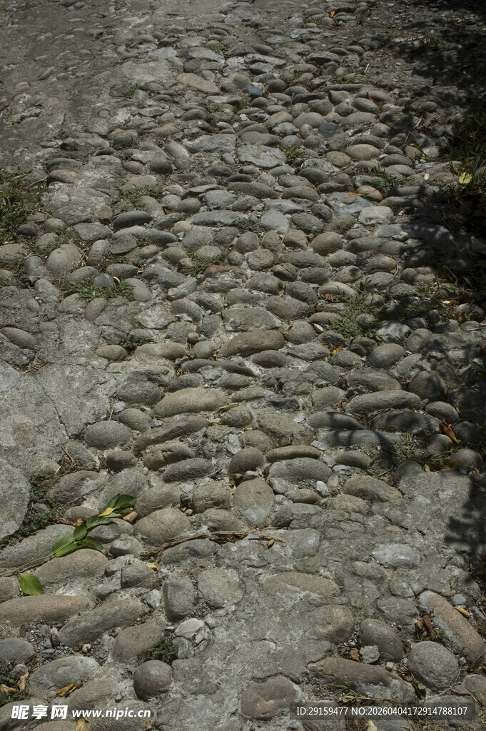 石板铺就的古朴小路