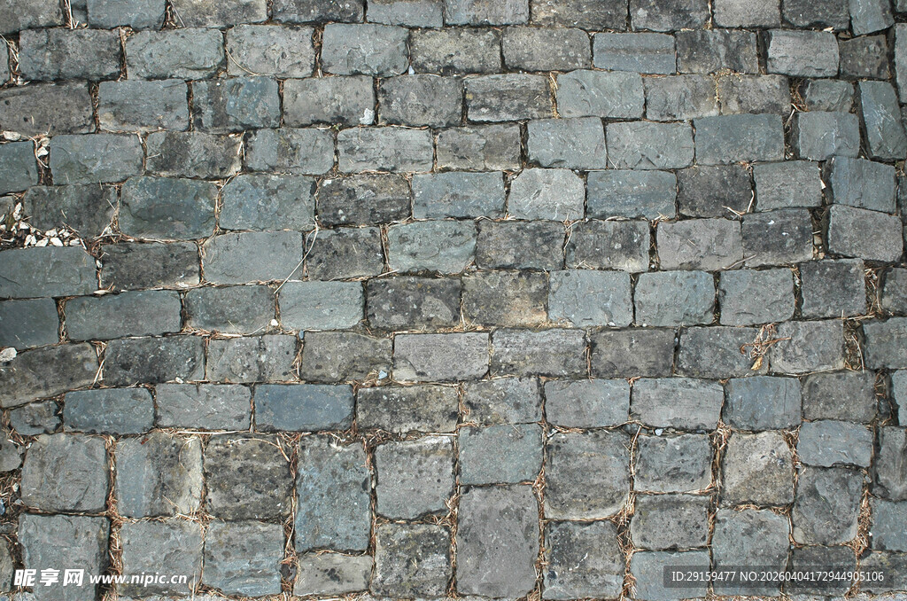 复古青石板路纹理