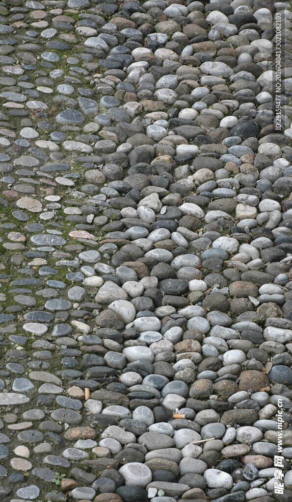 碎石地面纹理特写