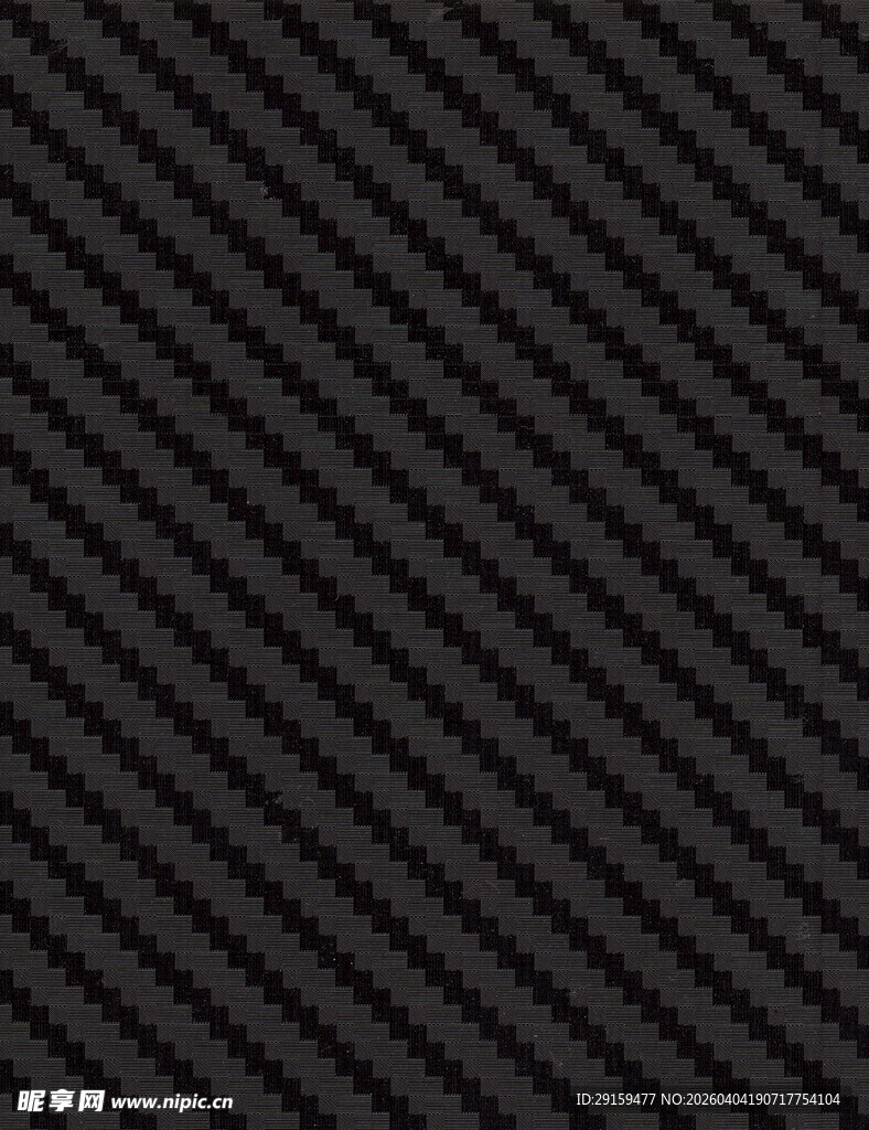 黑色斜纹碳纤维纹理背景