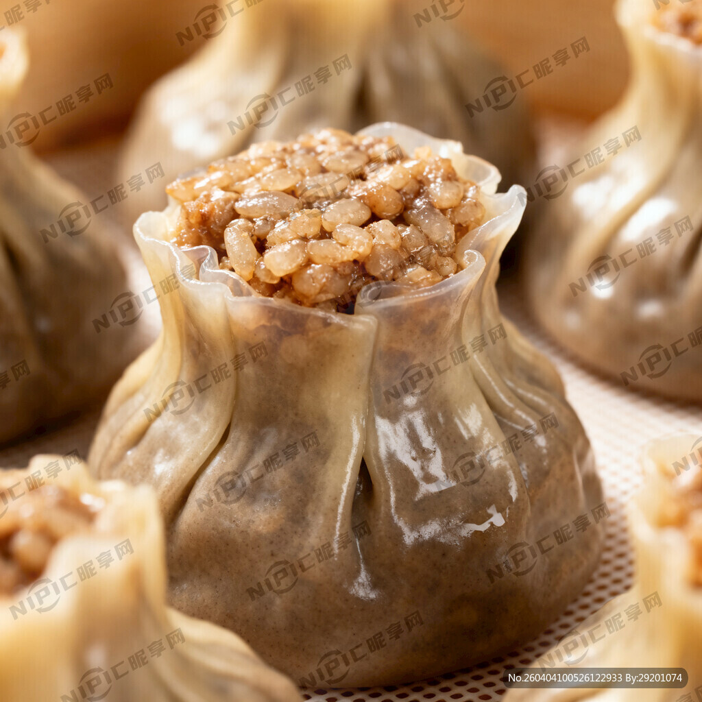 荞麦面大蒸饺特写