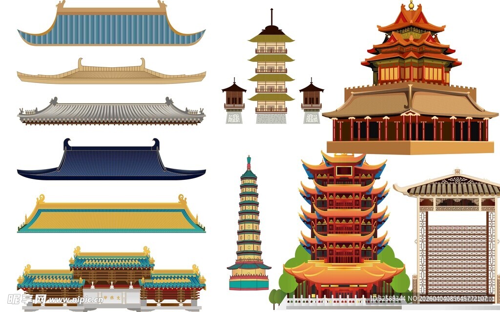 中式古建筑集合