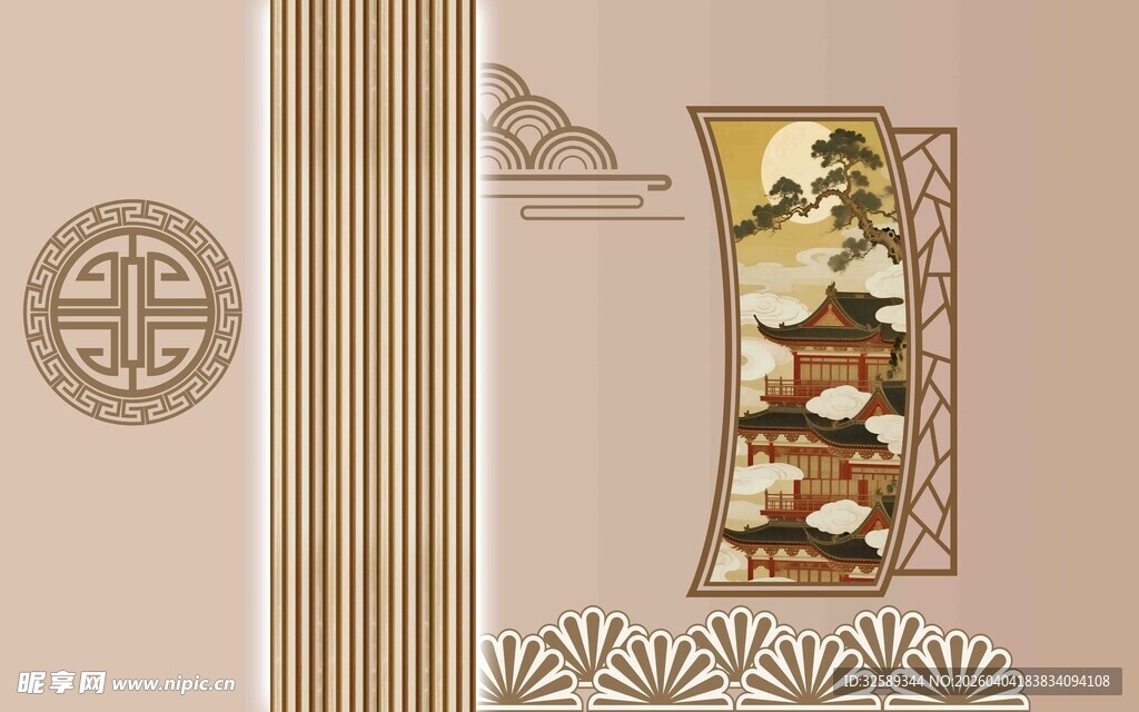 中式墙面装饰与精致挂件