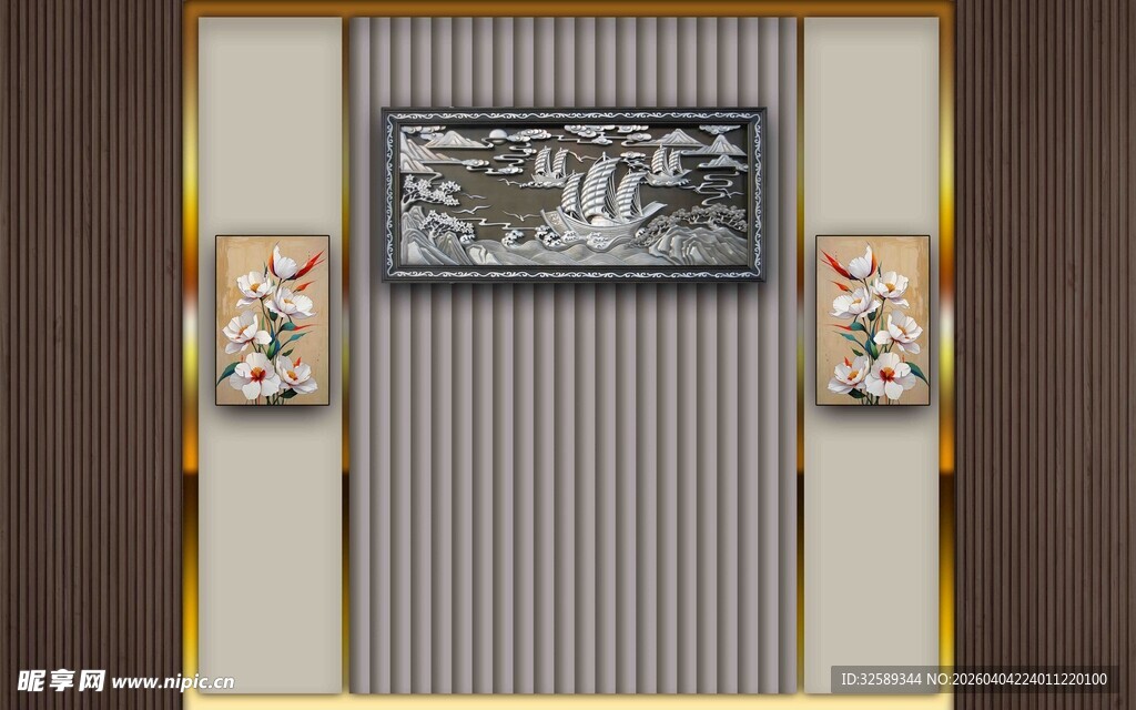 中式古典墙面装饰设计