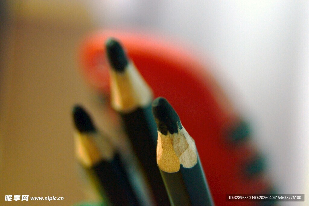 彩色铅笔特写