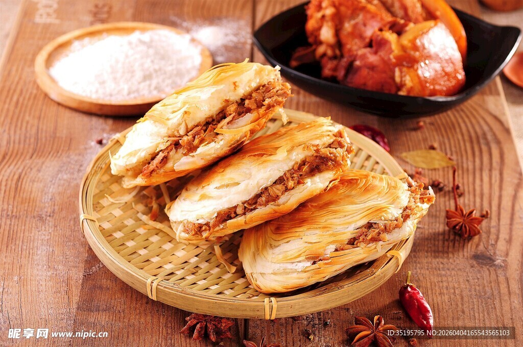 美味夹心饼诱人小食