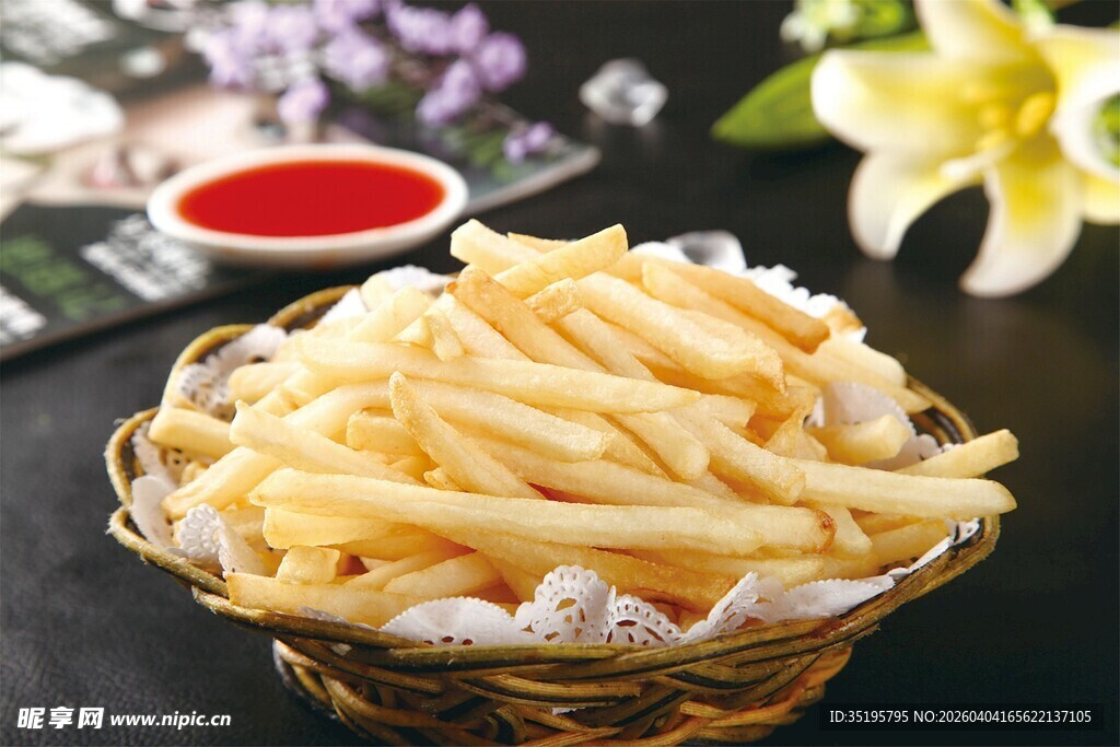 香脆美味炸薯条