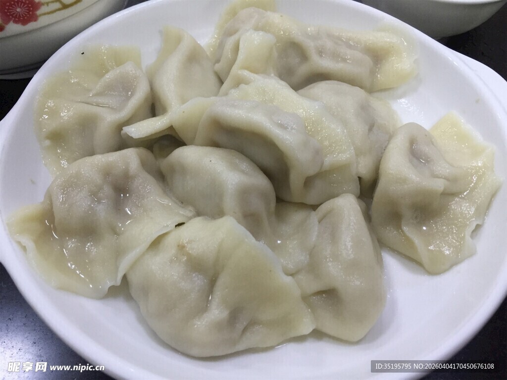 一盘美味饺子