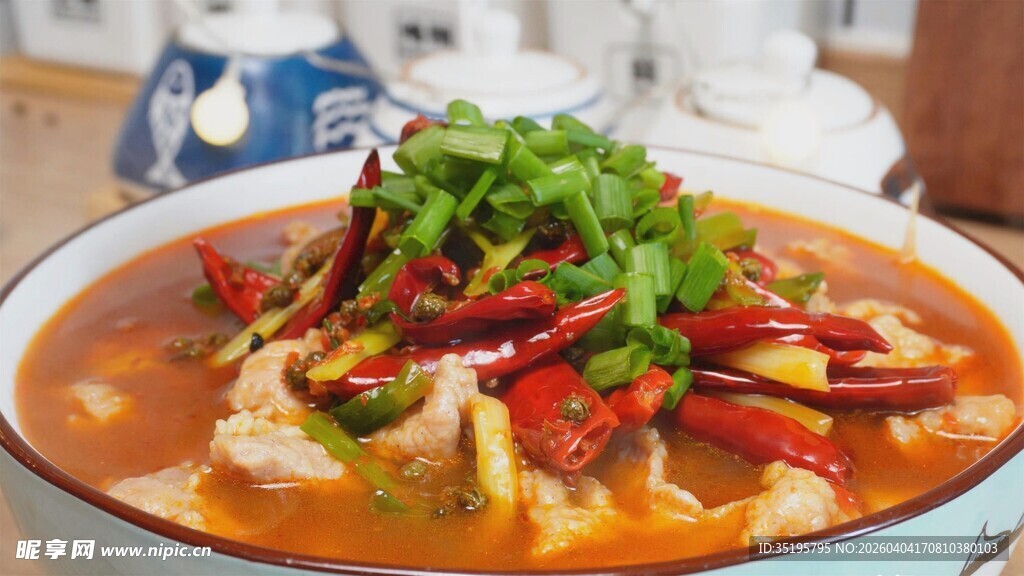 香辣可口的美味水煮鱼