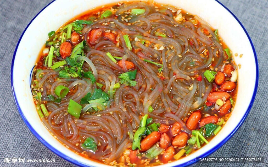 酸辣粉美食特写