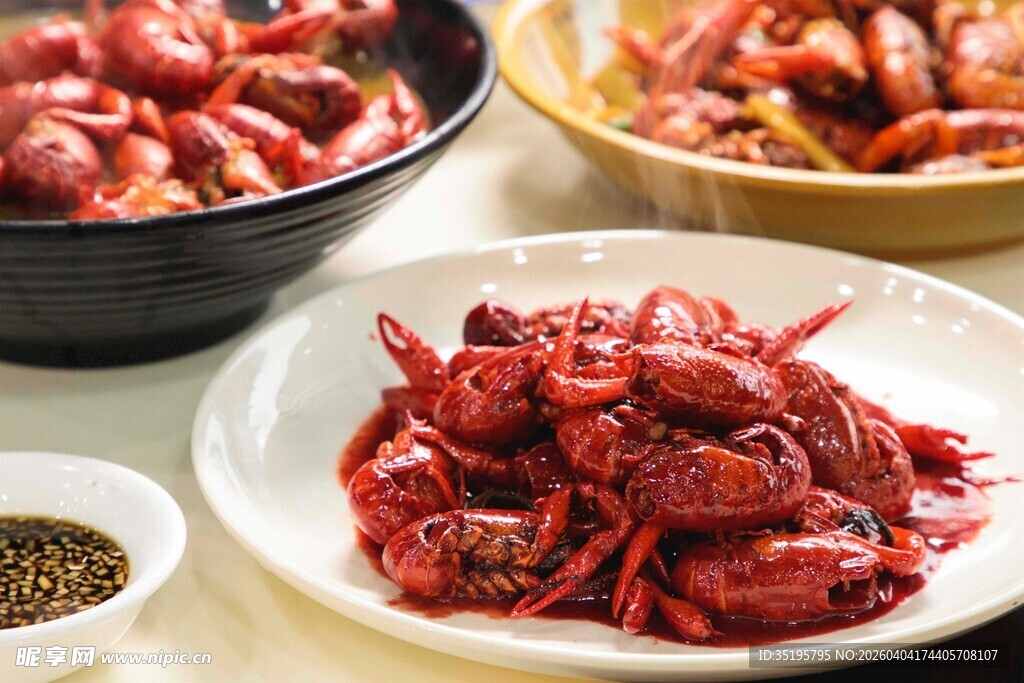 美味小龙虾诱人呈现