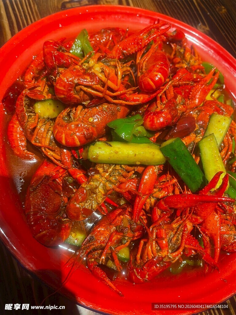 美味红亮小龙虾大盆装
