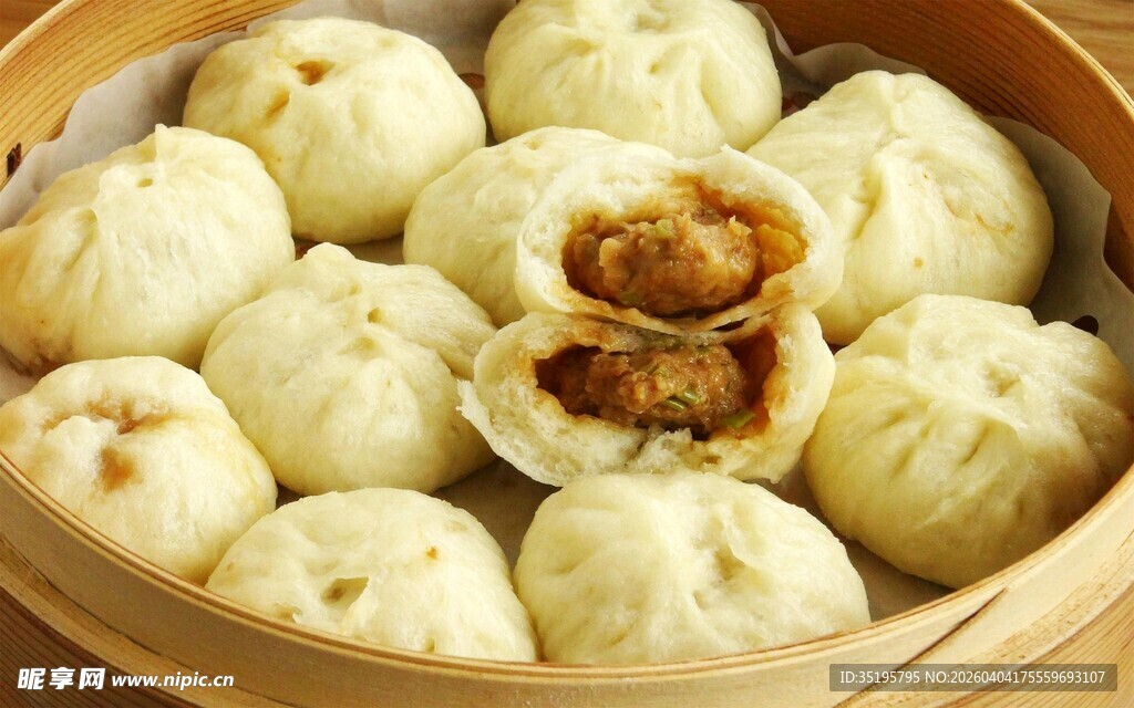 美味鲜肉小笼包