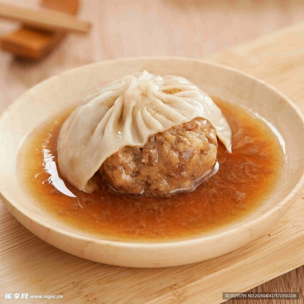 美味汤汁灌汤包