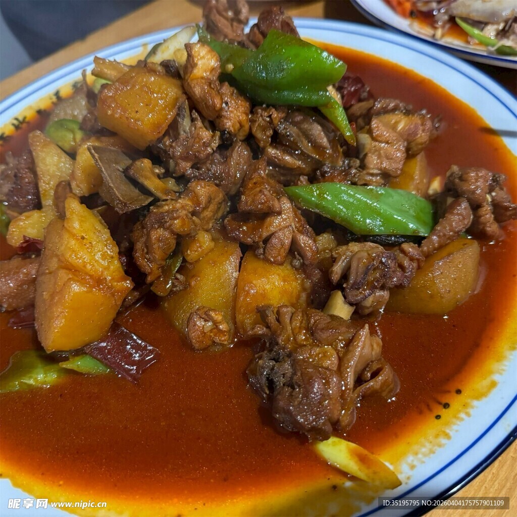 美味农家炒鸡肉