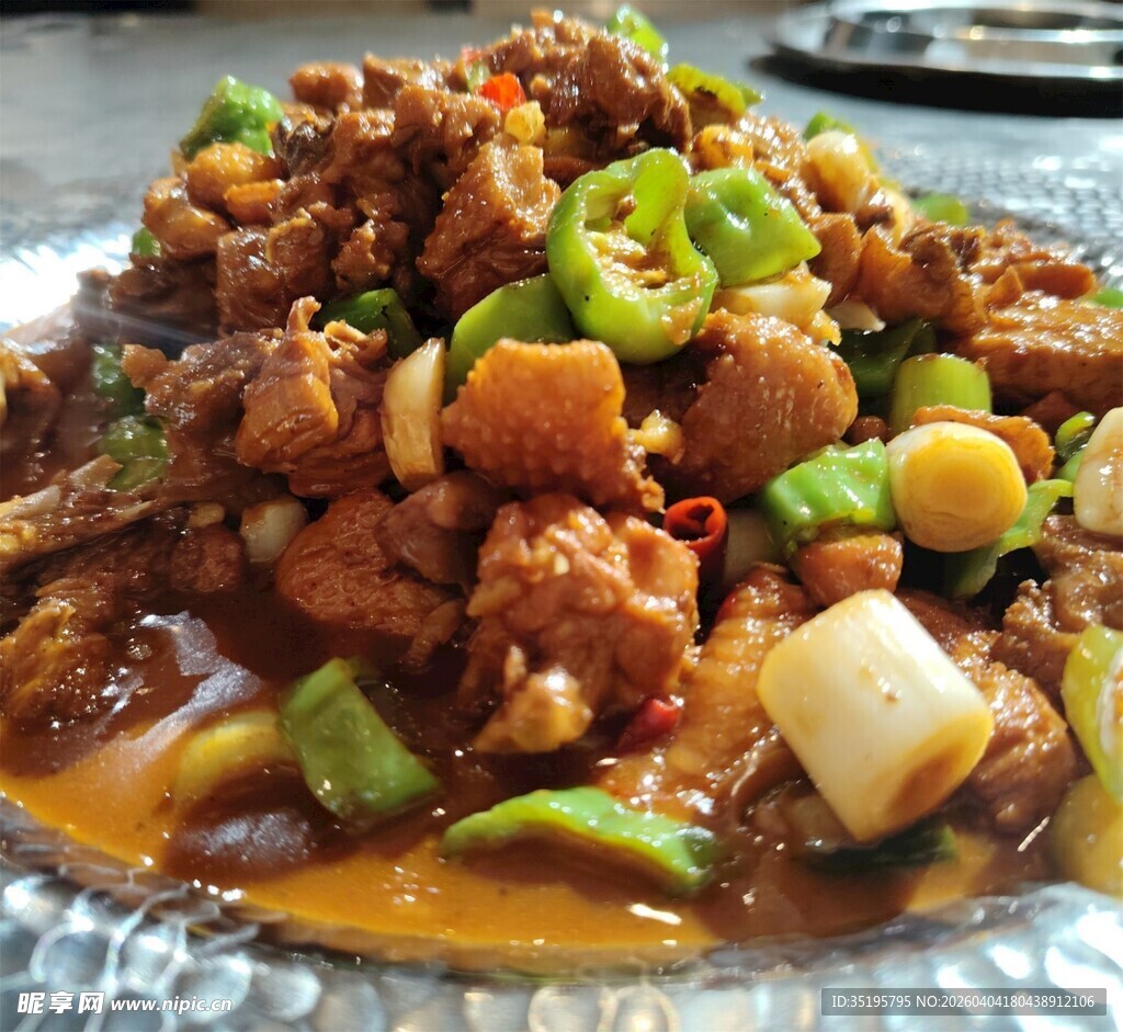 美味青椒炒兔肉