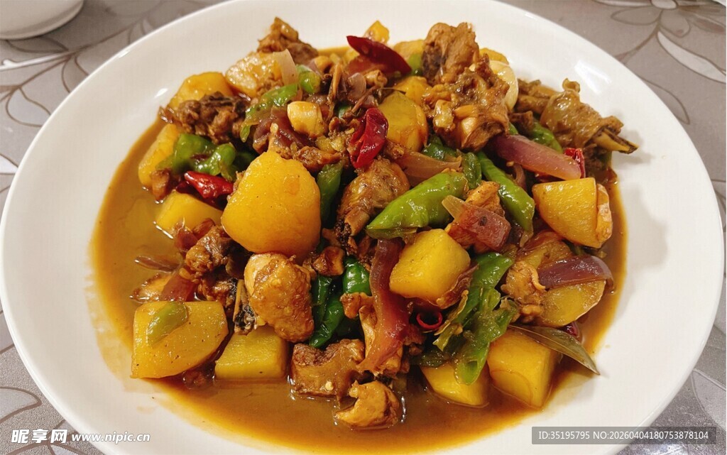 美味咖喱鸡肉土豆