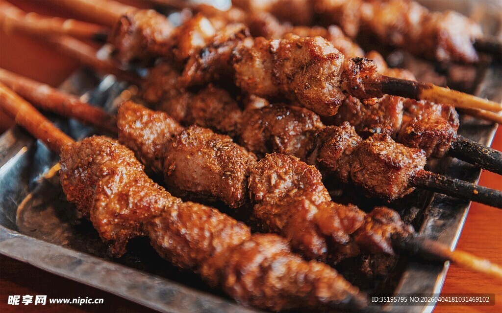 美味烤串诱人呈现