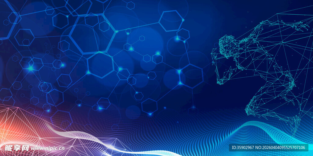 科技动感背景图