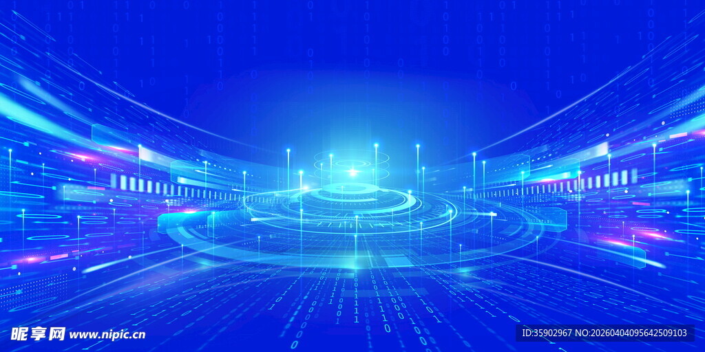 科技感十足的未来空间场景