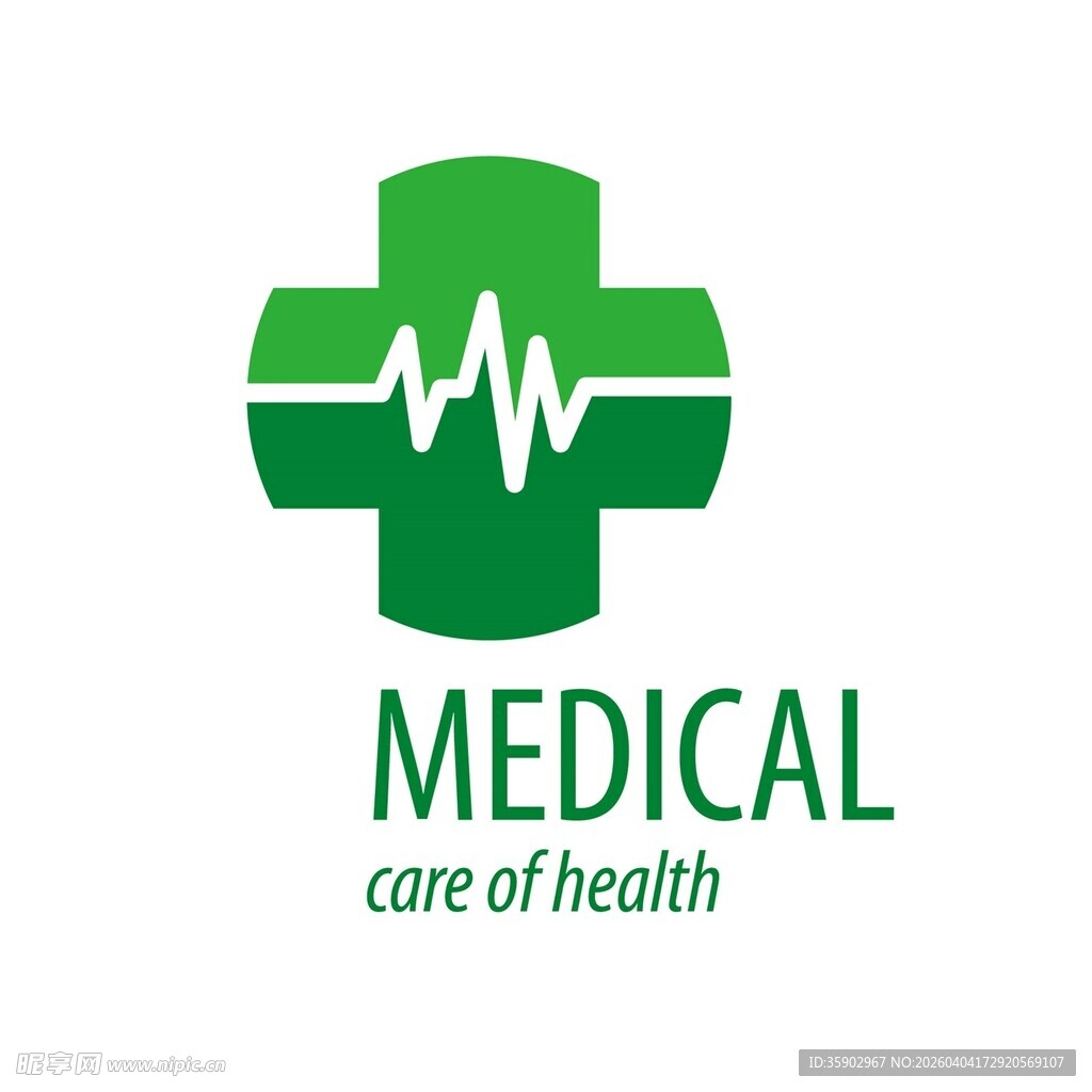 绿色医疗标志