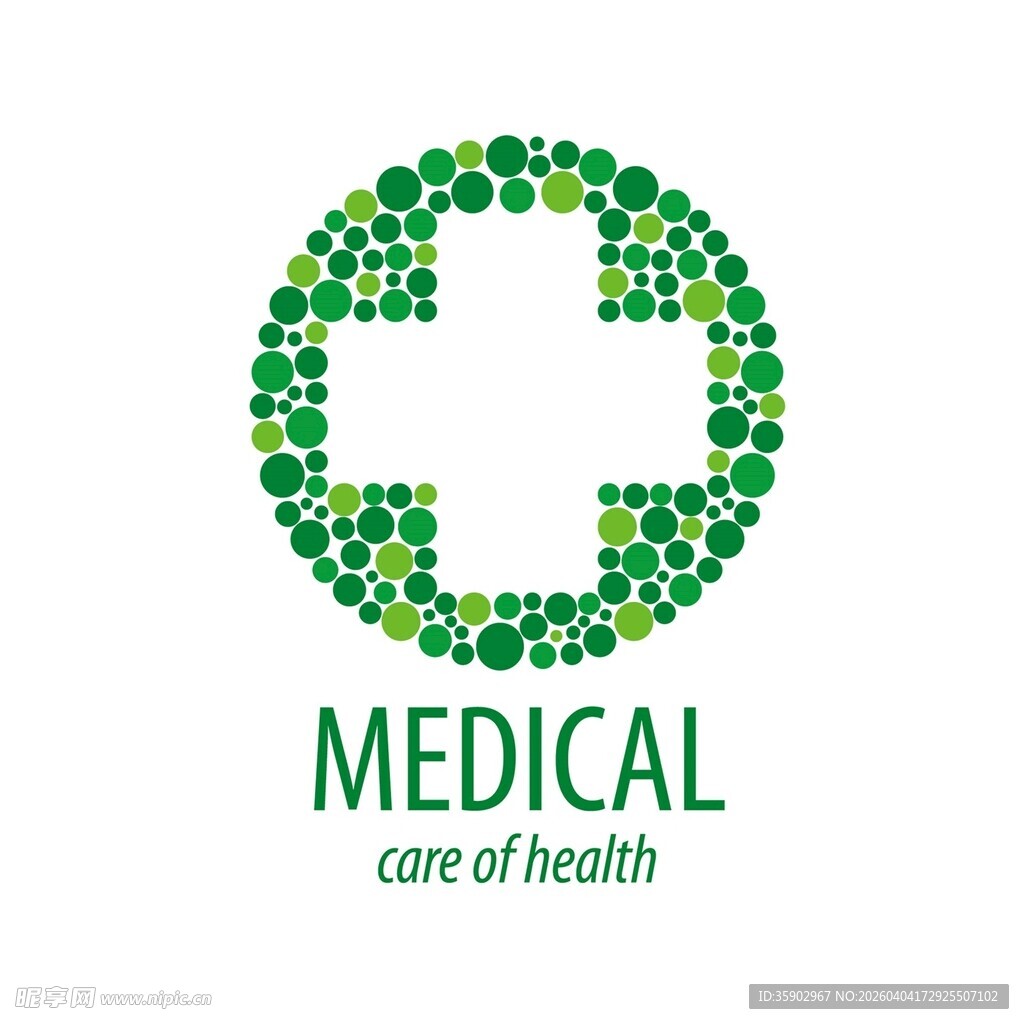 绿色医疗标志
