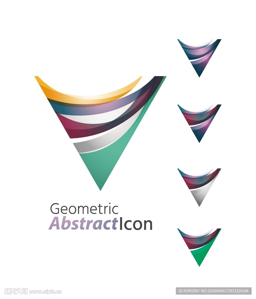 几何抽象图标