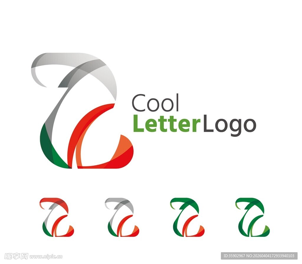 酷炫字母标志设计示例