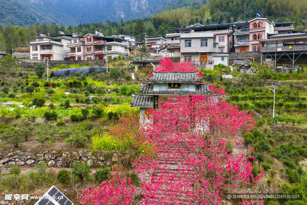 亚洲中国广西来宾金秀乡村风光