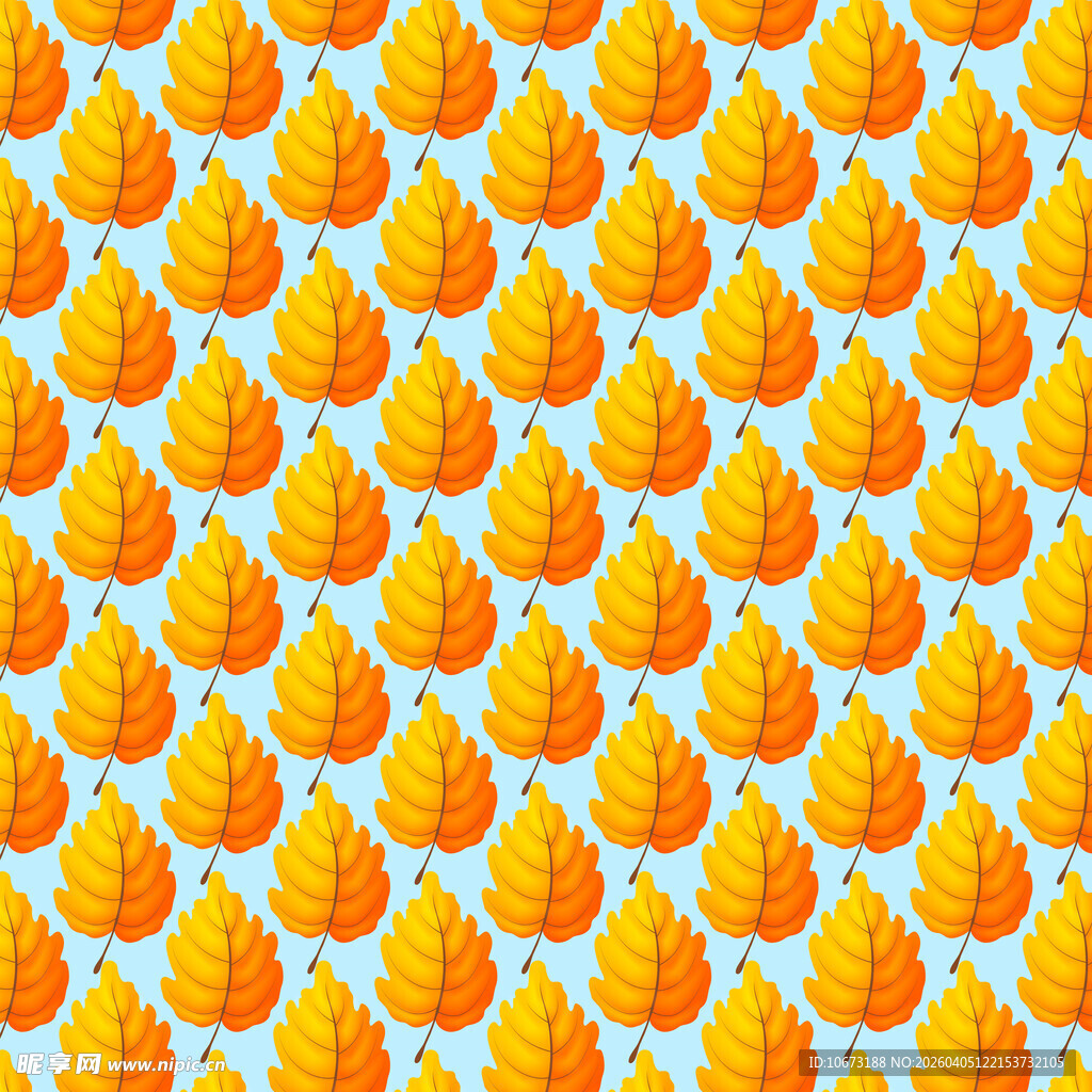 简约叶子图案背景