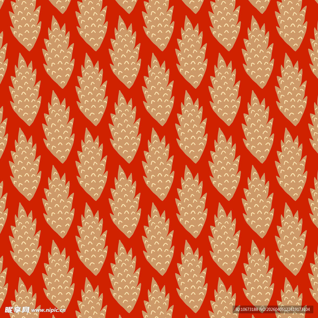 简约叶子图案背景