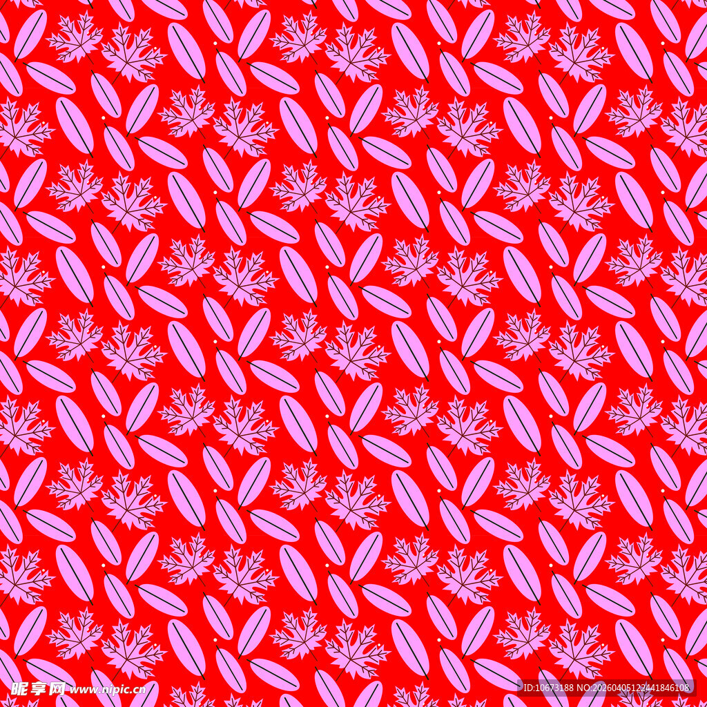 简约叶子图案背景