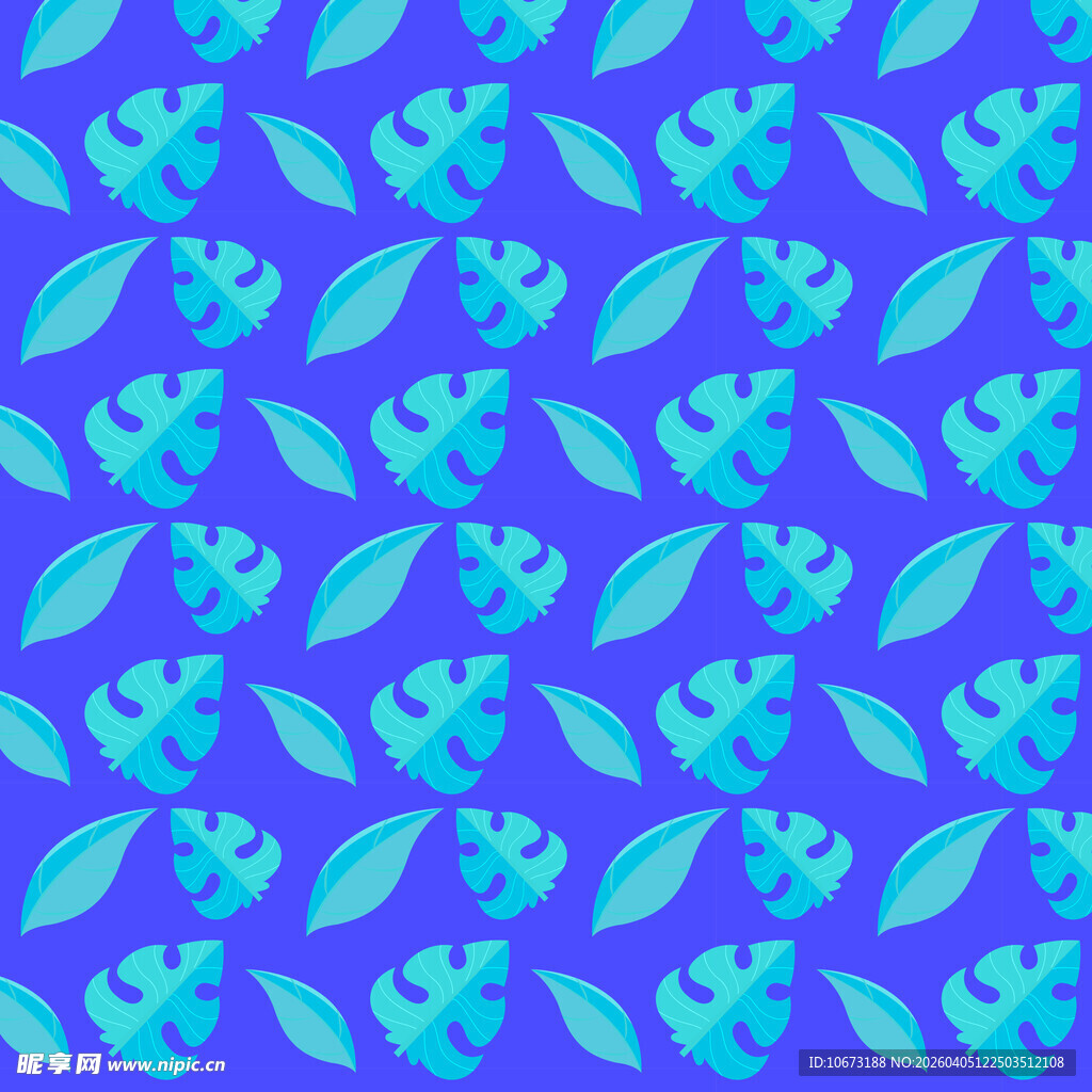 简约叶子图案背景