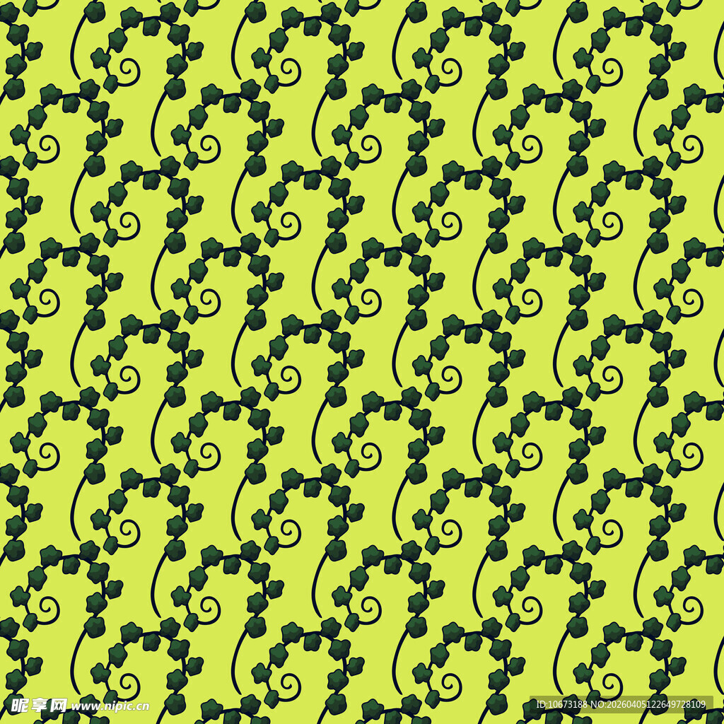 简约叶子图案背景