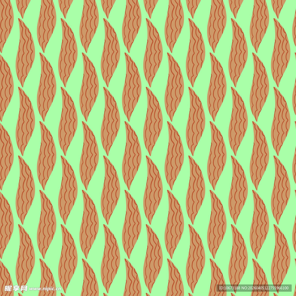 简约叶子图案背景