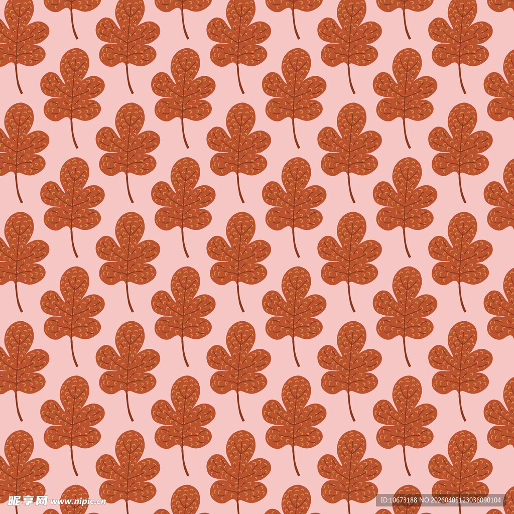 简约叶子图案背景