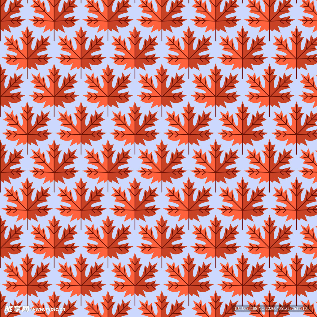 简约叶子图案背景