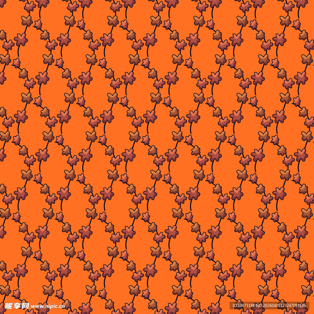 简约叶子图案背景