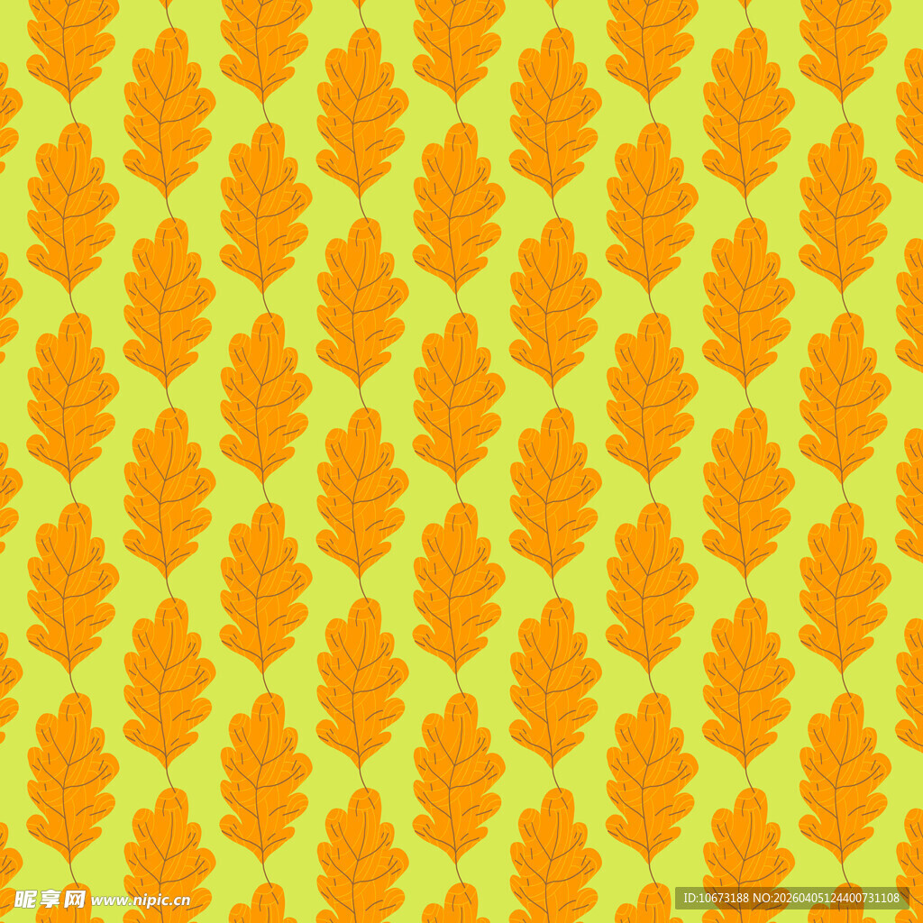 简约叶子图案背景