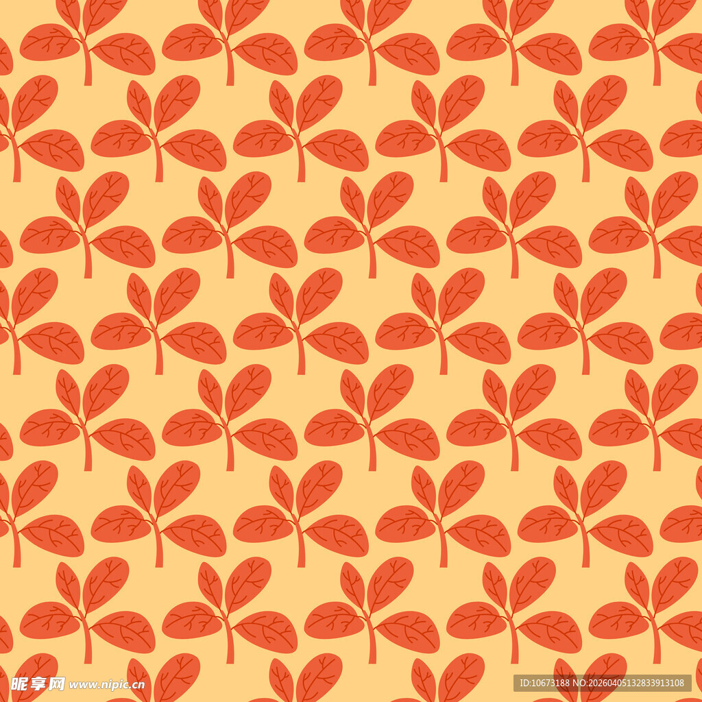 叶子图案背景图片