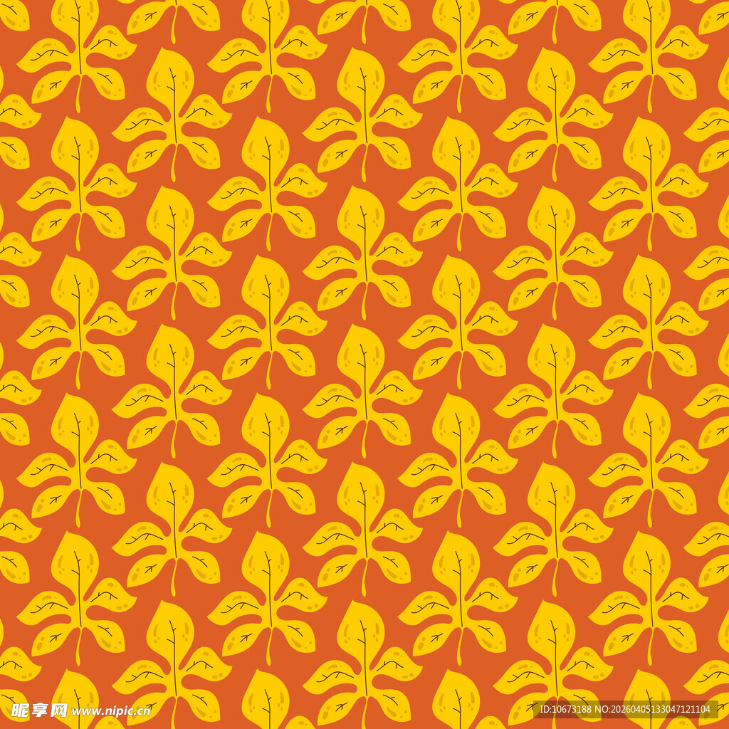 叶子图案背景图片