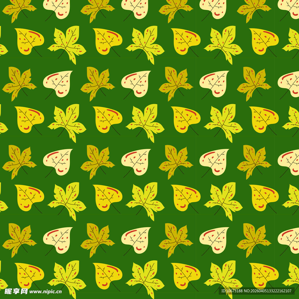 叶子图案背景图片