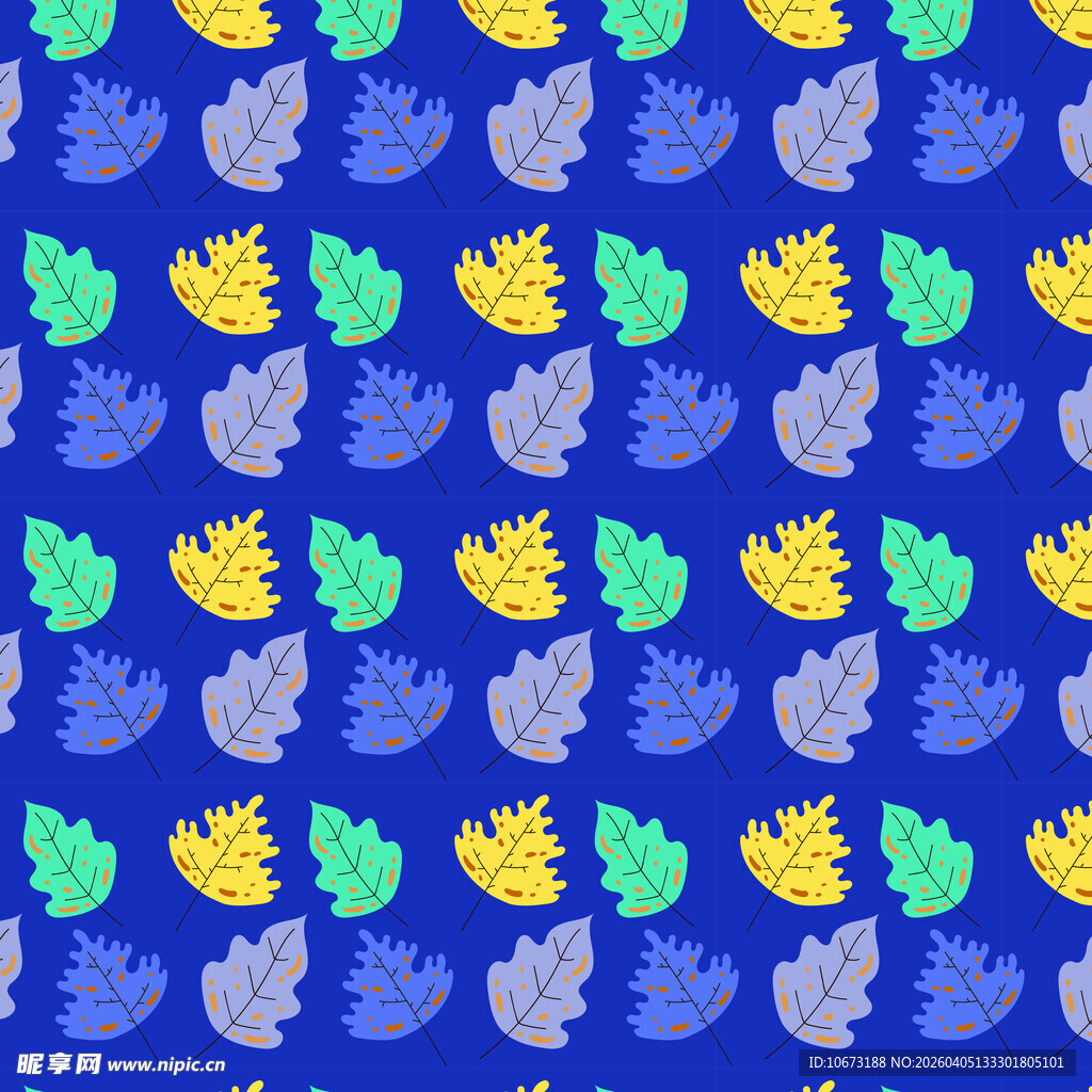 叶子图案背景图片