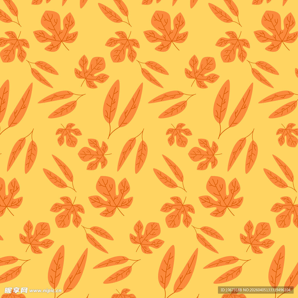 叶子图案背景图片