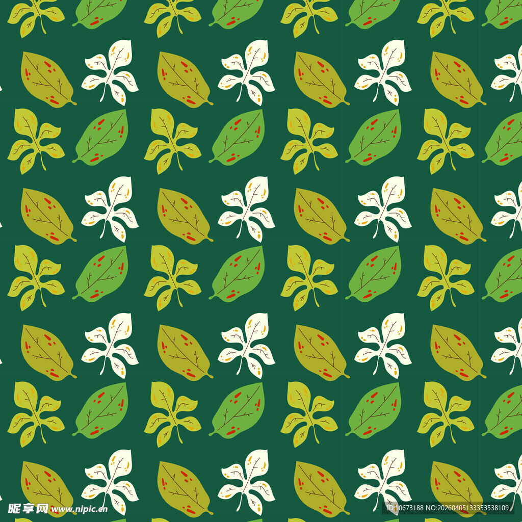 叶子图案背景图片