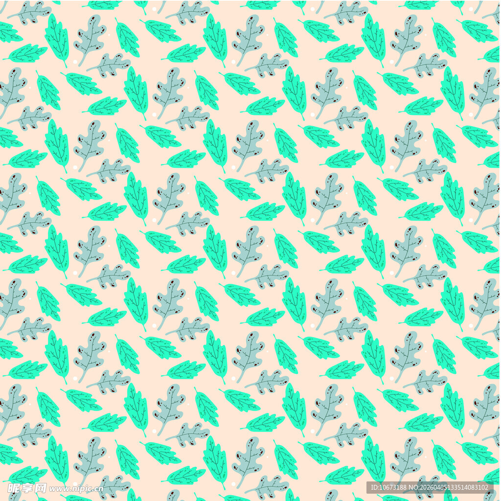 叶子图案背景图片