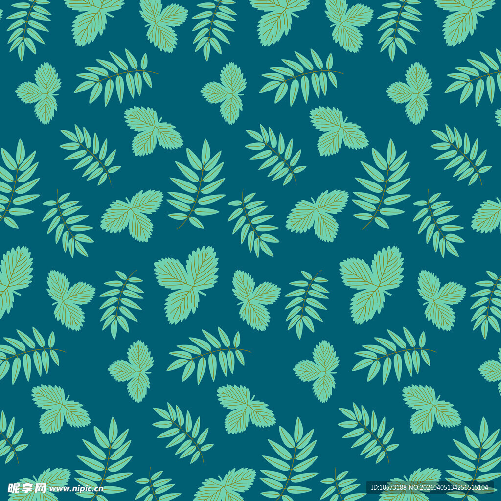 叶子图案背景图片